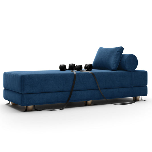 Black Label Divan Daybed with Cuffs, Bedroom Furniture by Liberator - shown in product photo