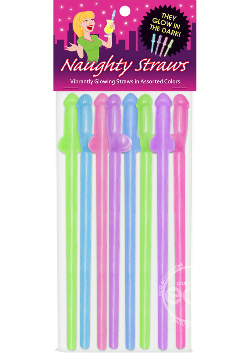 Glowing Naughty Straws