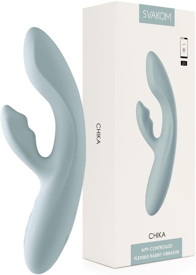 Svakom Chika Rechargeable Silicone App Control Rabbit Vibrator