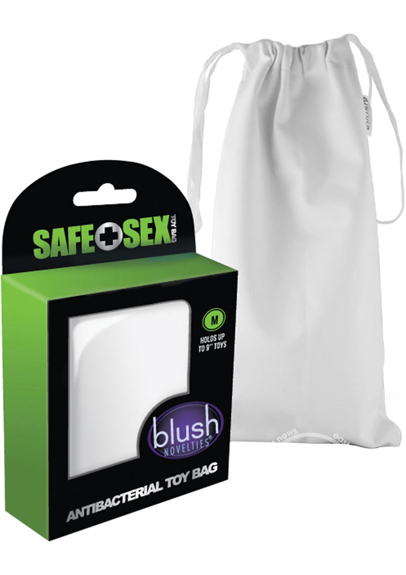 Classic Antibacterial White Toy Tote