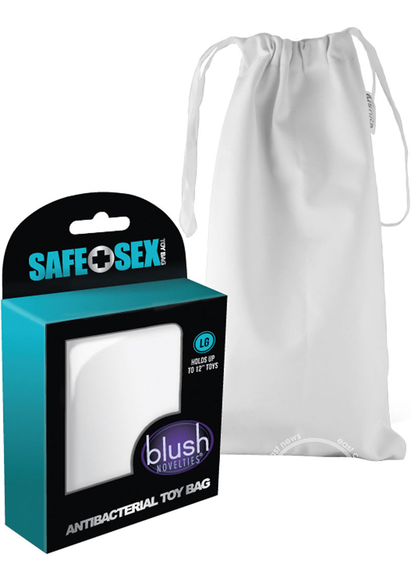 Classic Antibacterial White Toy Tote