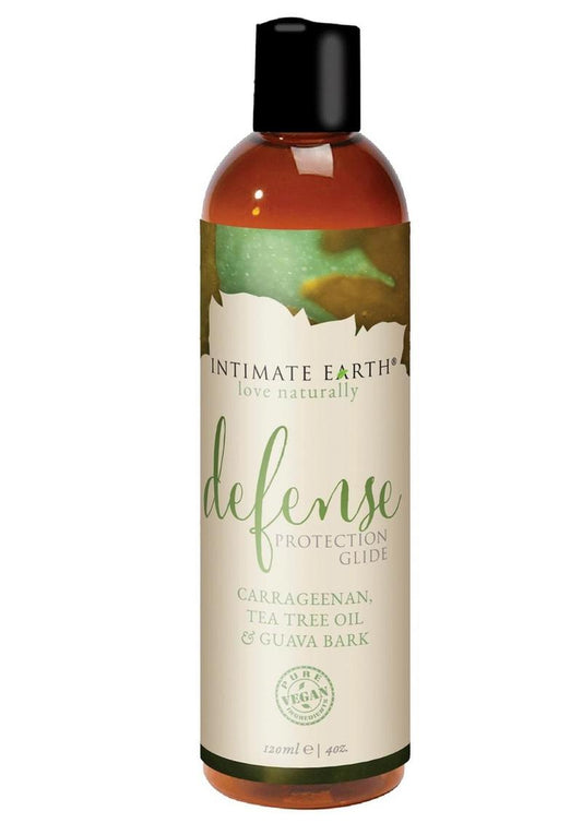 Intimate Earth Defense Protection Glide Water Based Lubricant Sea Kelp, Tea Tree Bark & Guava Bark