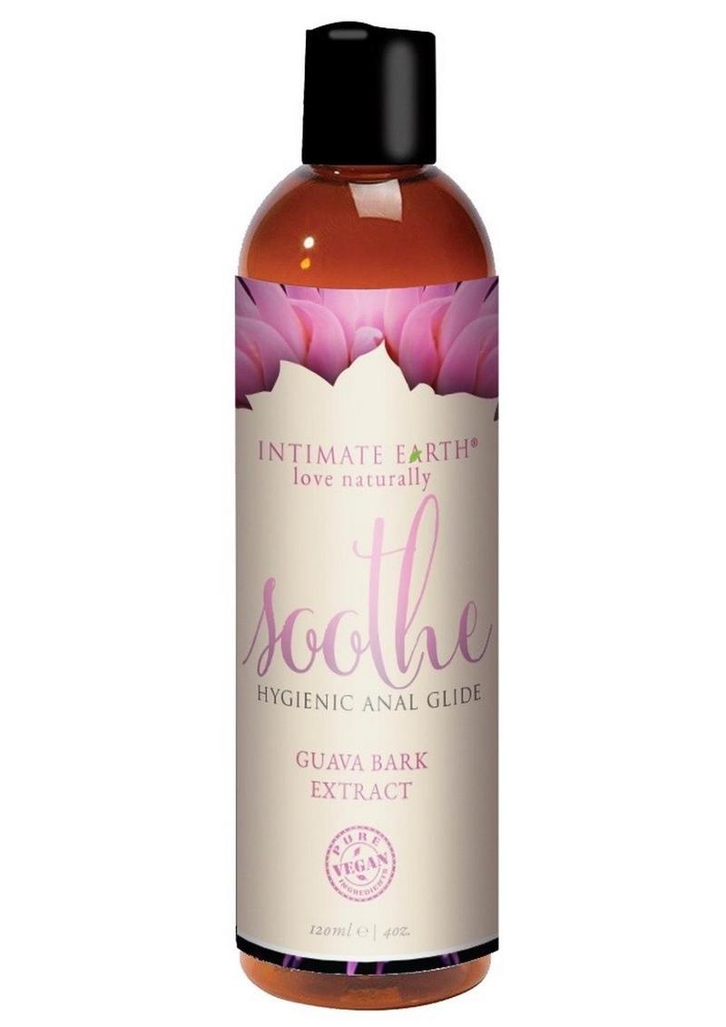 Intimate Earth Soothe Antibacterial Anal Glide Lubricant Guava Bark Extract