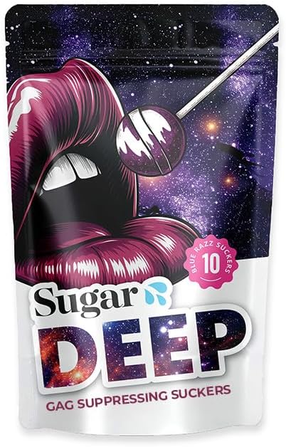 Sugar Splash Deep Gag Suppressing Suckers Bag of 10
