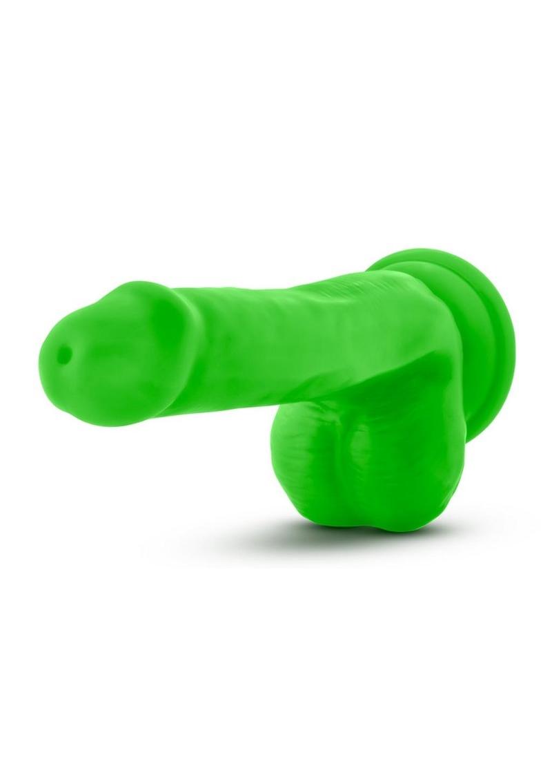 Neo Dual Density Dildo with Balls 6in