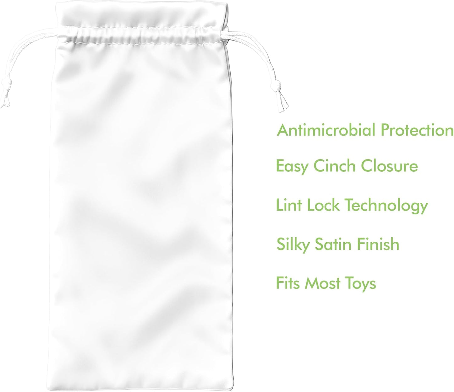 Classic Antibacterial White Toy Tote