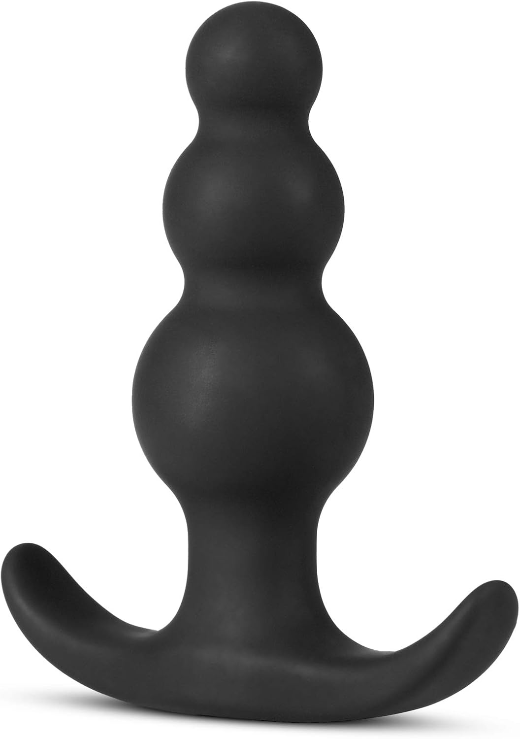 Anal Adventures Platinum Beaded Silicone Butt Plug