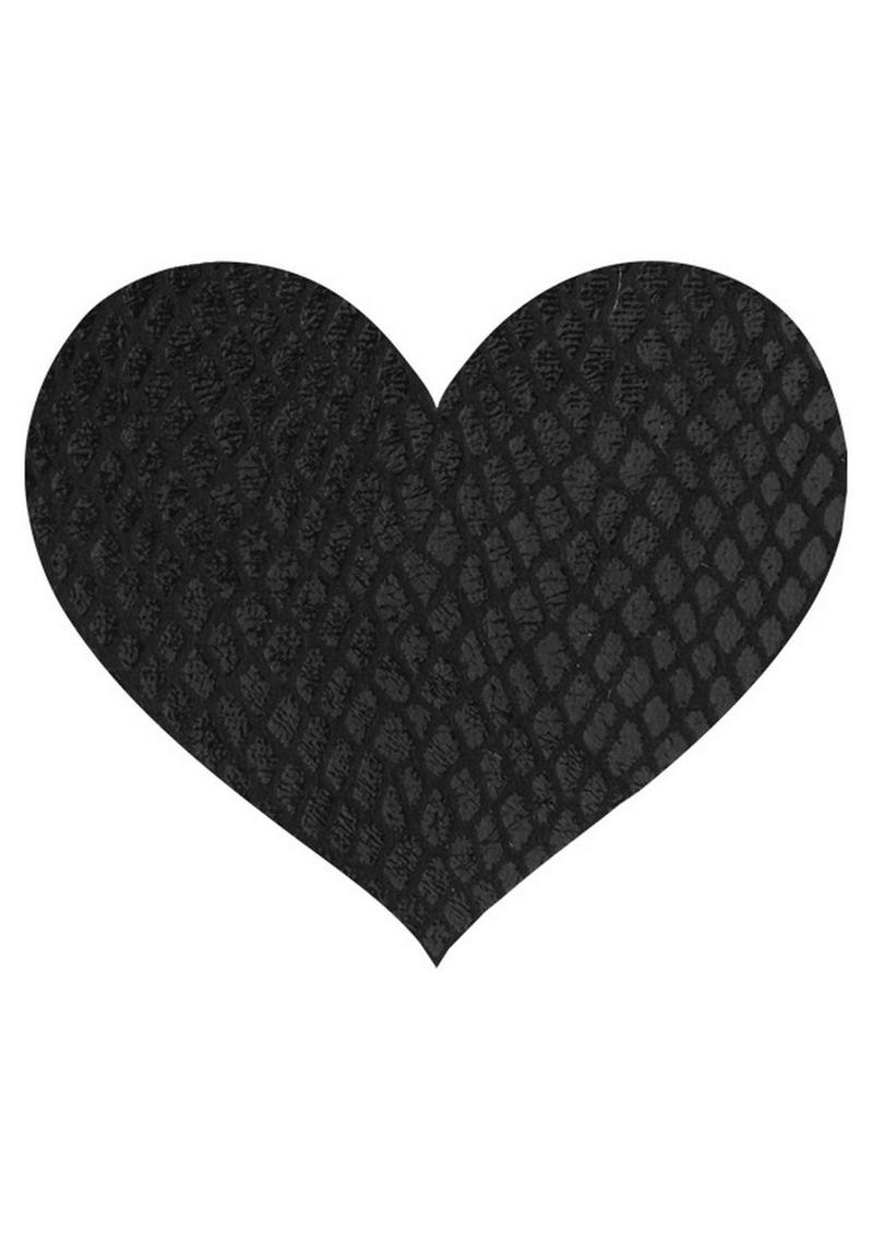 Classic Black Hearts Pasties