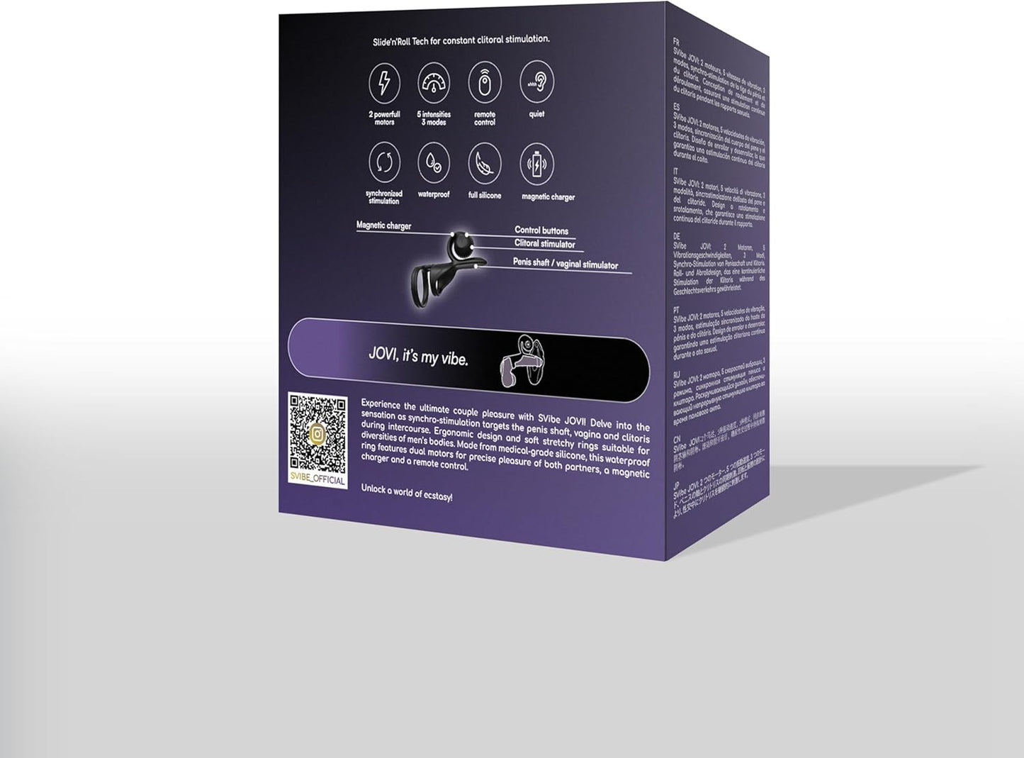 SVibe Snail JOVI Arc Couples Ring