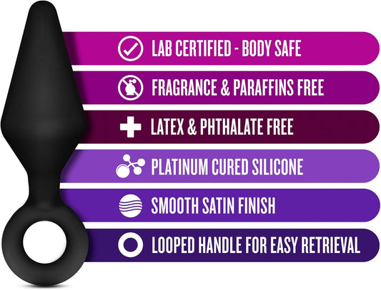 Anal Adventures Platinum Silicone Loop Plug Kit