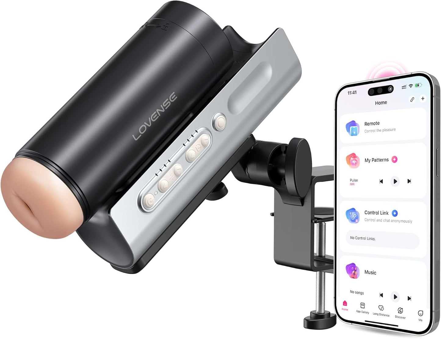 Lovense Solace Rechargeable Thrusting Pussy Masturbator
