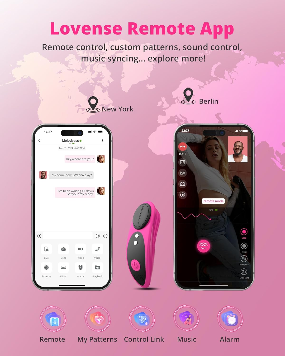 Lovense Ferri App Compatible Silicone Panty Vibe