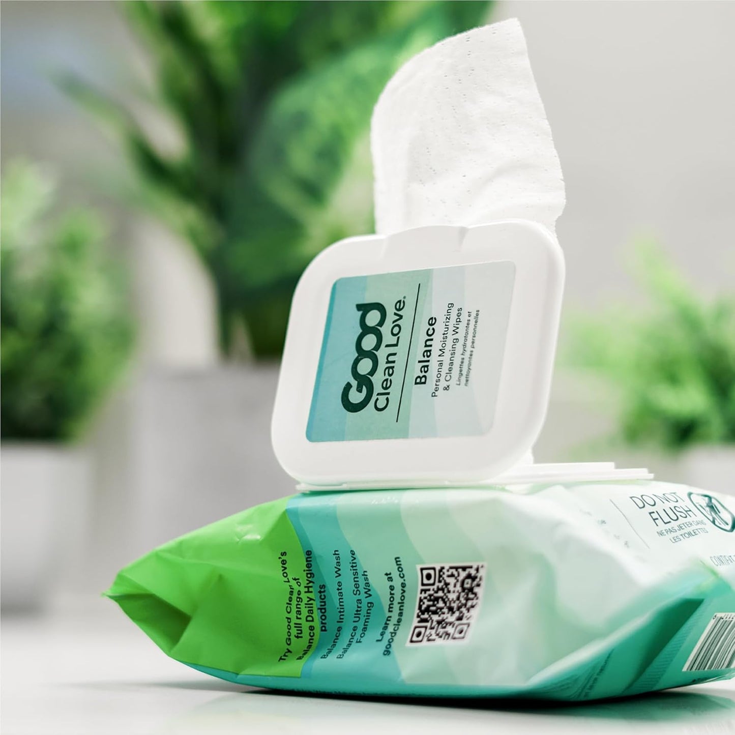 Good Clean Love Balance Personal Moisturizing & Cleansing Wipes 30 ct