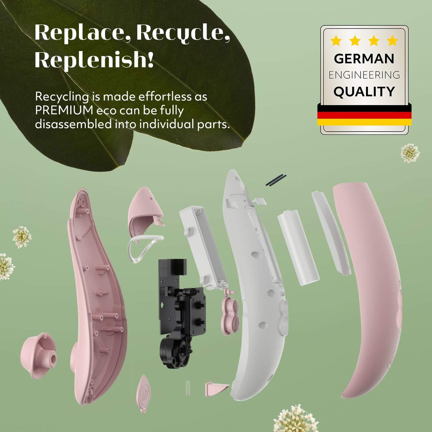 Womanizer Premium Eco Biodegradable Rechargeable Clitoral Stimulator