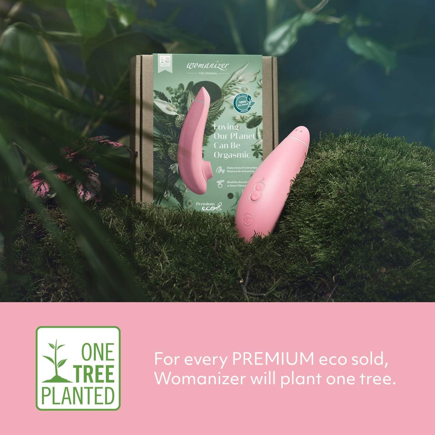 Womanizer Premium Eco Biodegradable Rechargeable Clitoral Stimulator