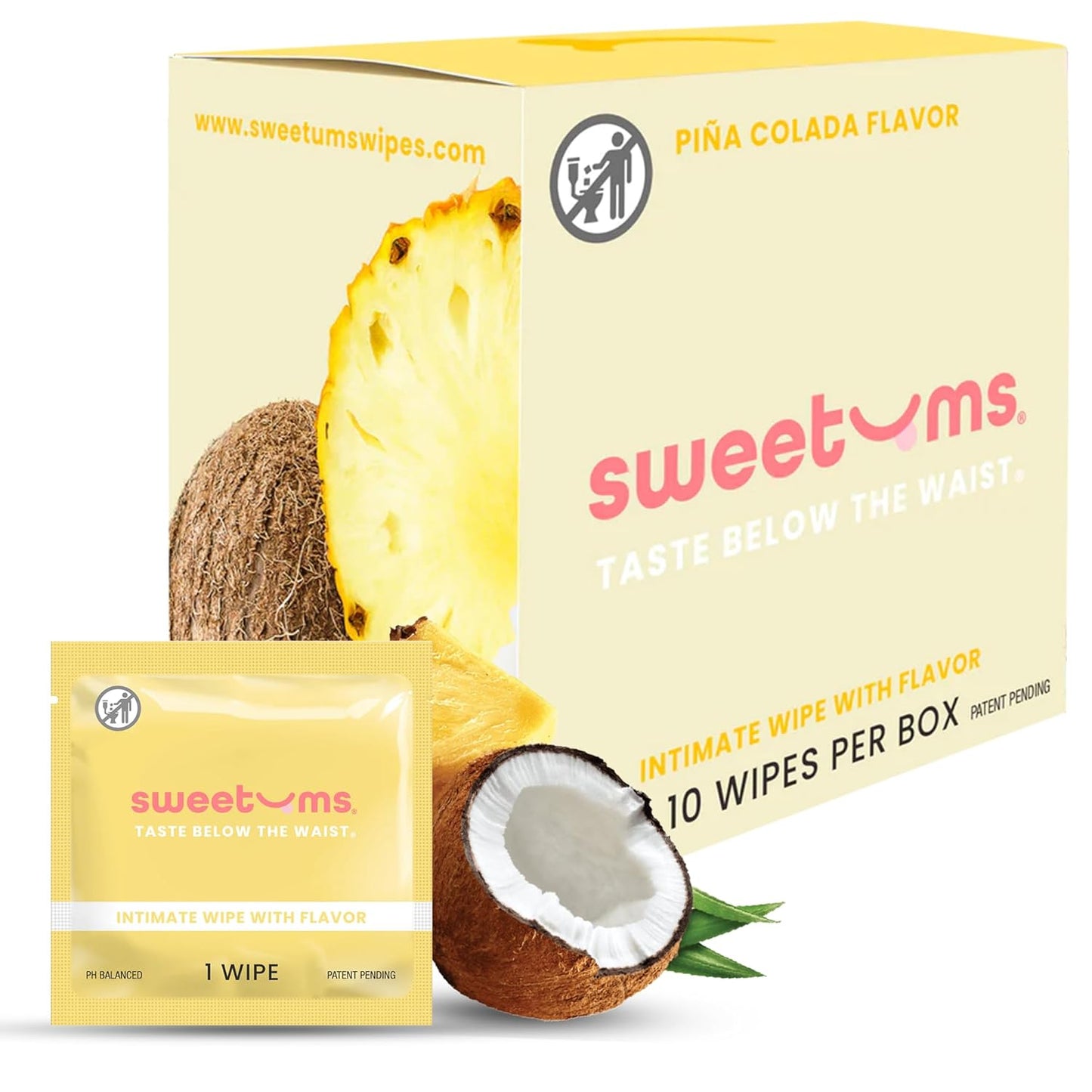 Sweetums Flavored Wipes