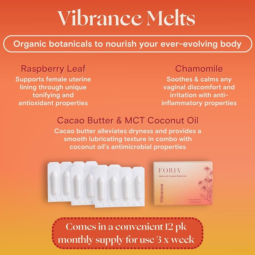 Foria Vibrance Hydrating Melts with Organic Botanicals