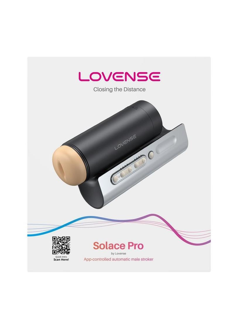 Lovense Solace Rechargeable Thrusting Pussy Masturbator