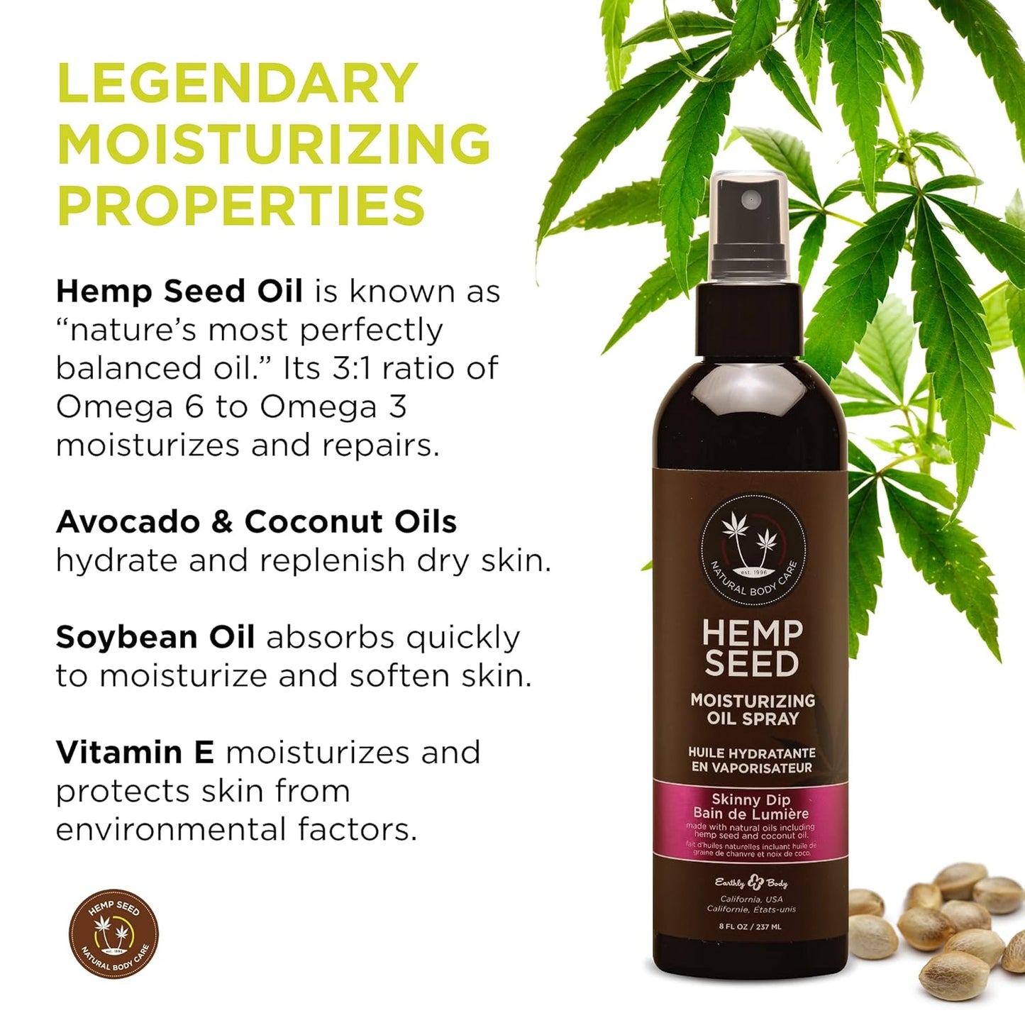 Earthly Body Moisturizing Oil Spray