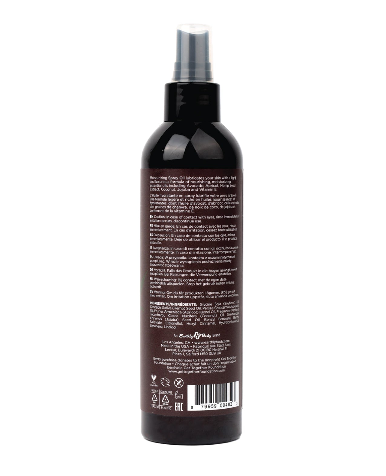 Earthly Body Moisturizing Oil Spray
