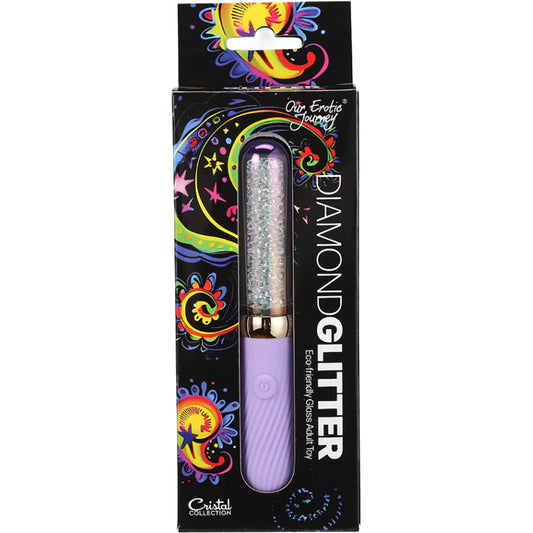 Cristal Diamond Glitter Glass Clitoral Vibrator