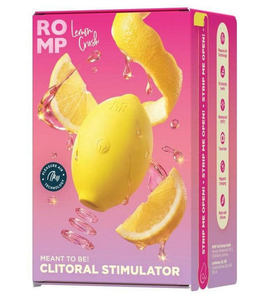 Romp Lemon Crush Clitoral Stimulator with Pleasure Air