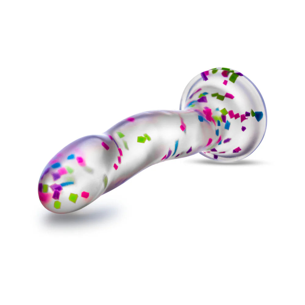 Neo Elite Glow in the Dark Hanky Panky Dildo-Confetti