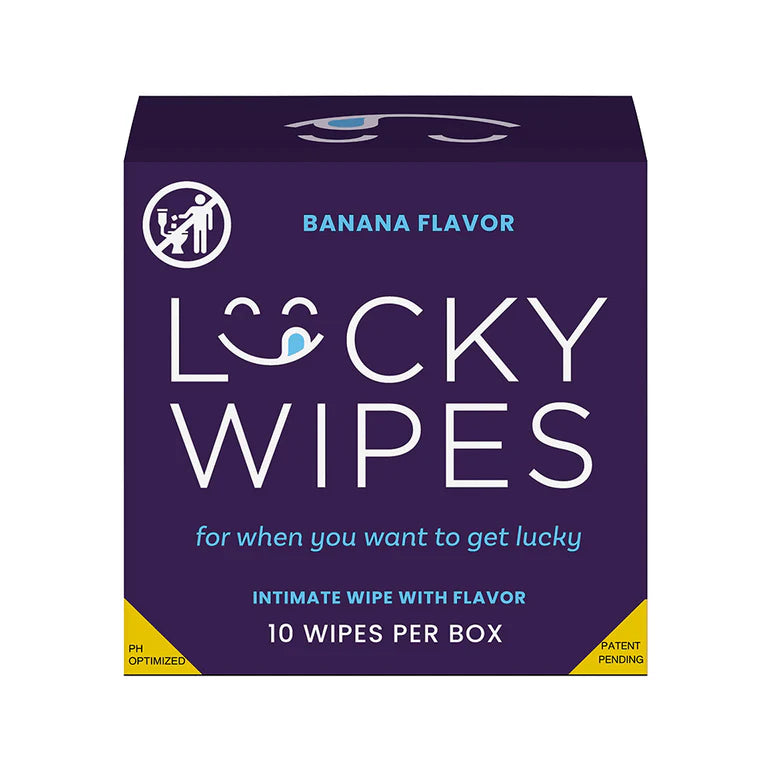 Sweetums Lucky Flavored Wipes 10-Pack - For Men