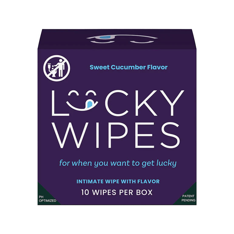 Sweetums Lucky Flavored Wipes 10-Pack - For Men