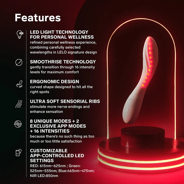 LELO Mona Spectra LED Light Therapy Massager