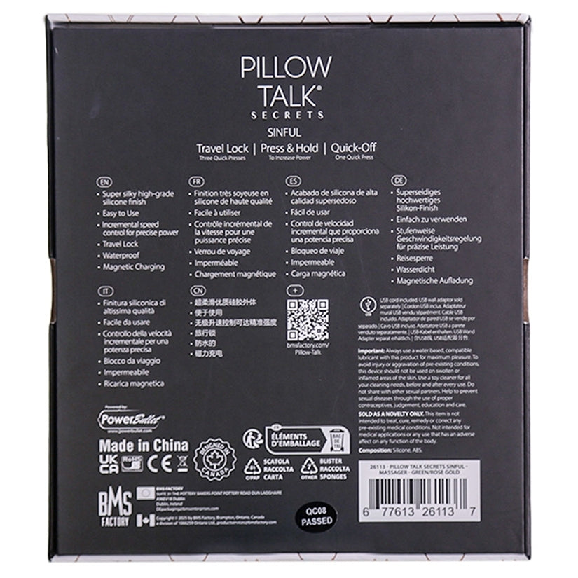 Pillow Talk Secrets Sinful