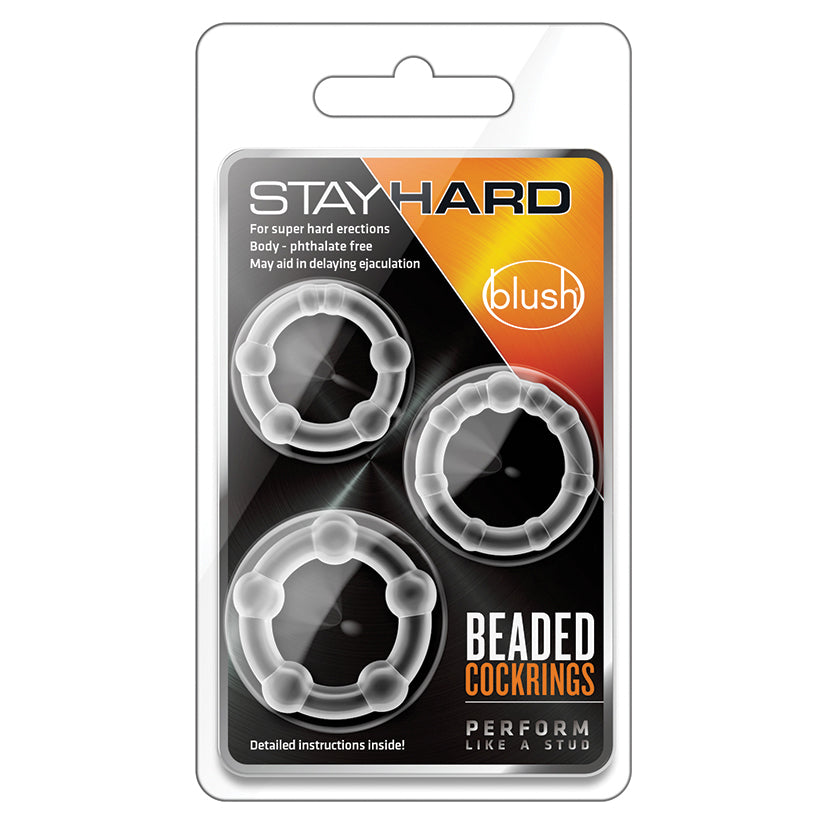 Stay Hard Beaded Cockrings