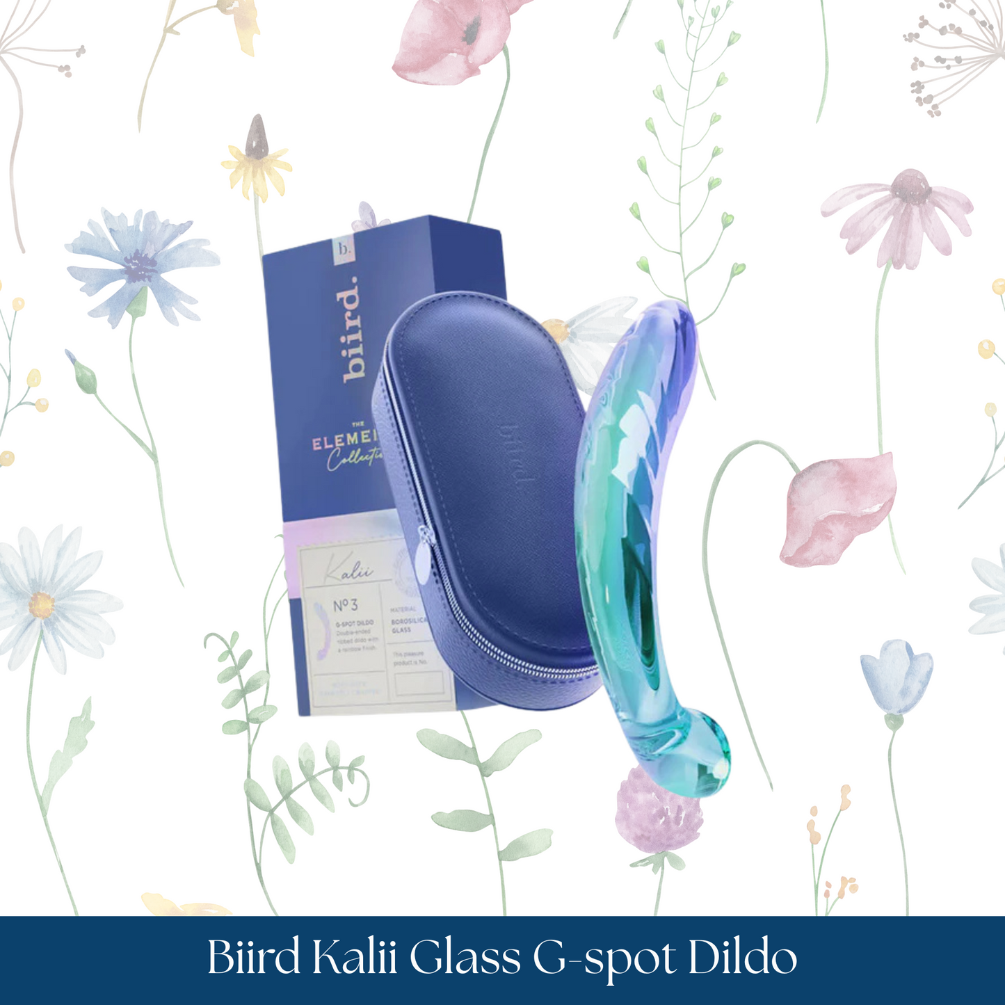 Biird Kalii Glass G-spot Dildo