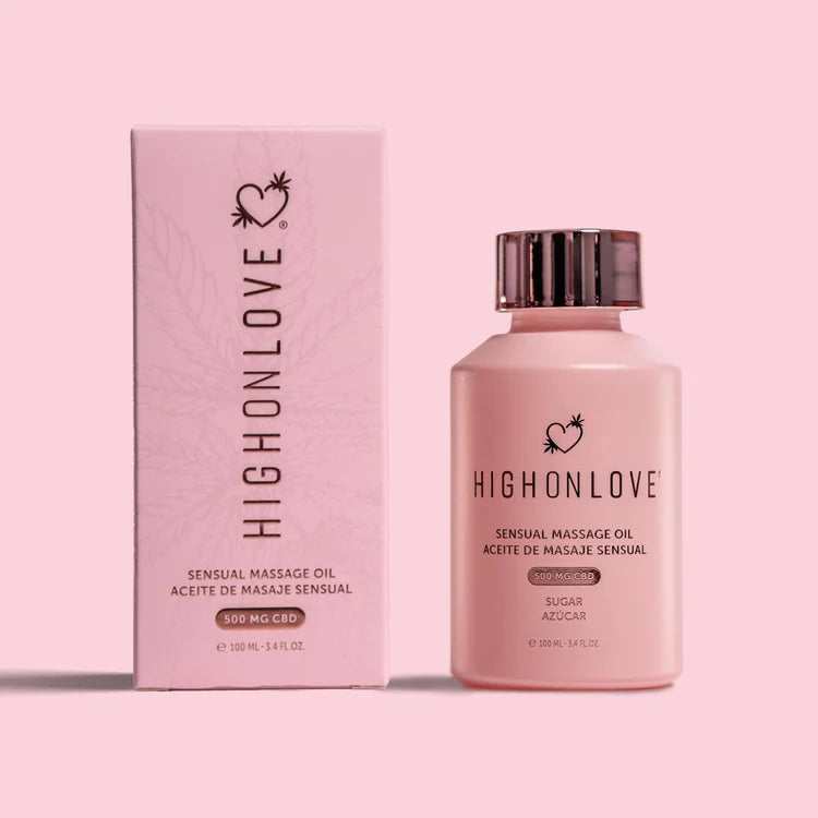 HighOnLove CBD Sensual Massage Oil Sugar High