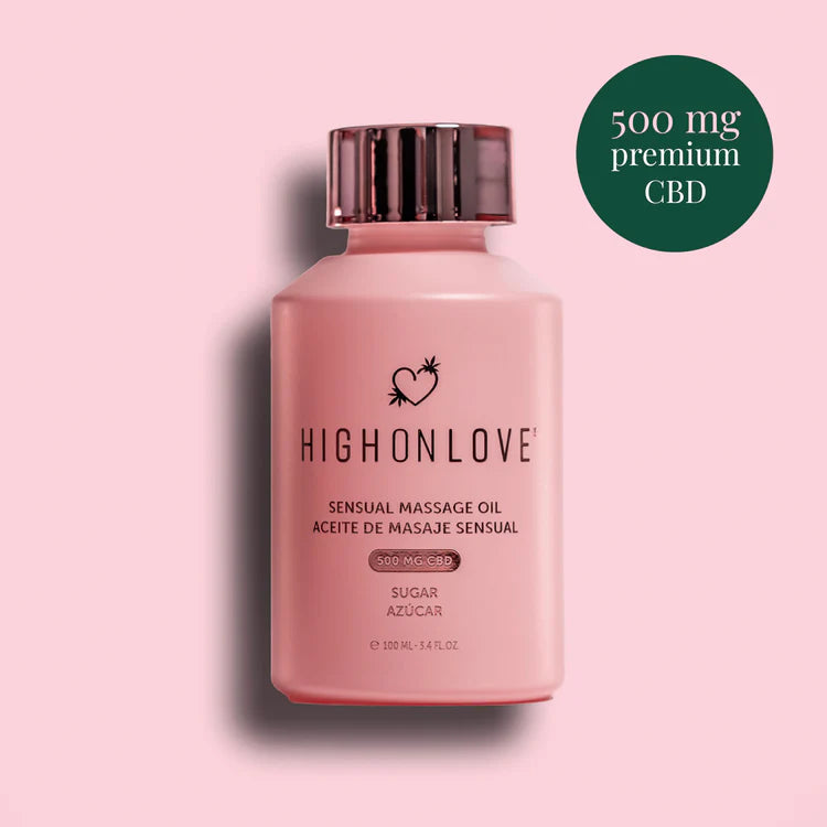 HighOnLove CBD Sensual Massage Oil Sugar High