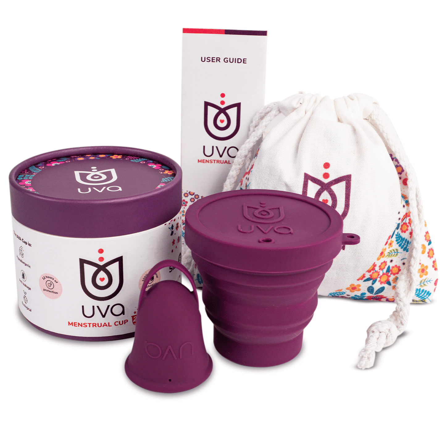 Uva Cup Menstrual Cup Set