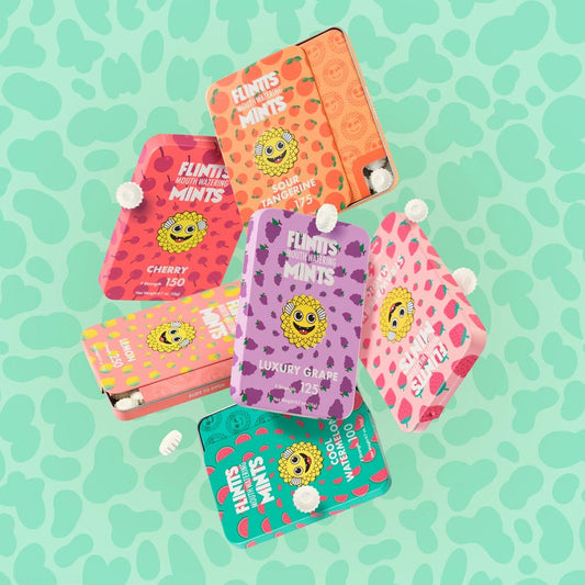 Flintts Mints Mouthwatering Sugar-Free Breath Mints