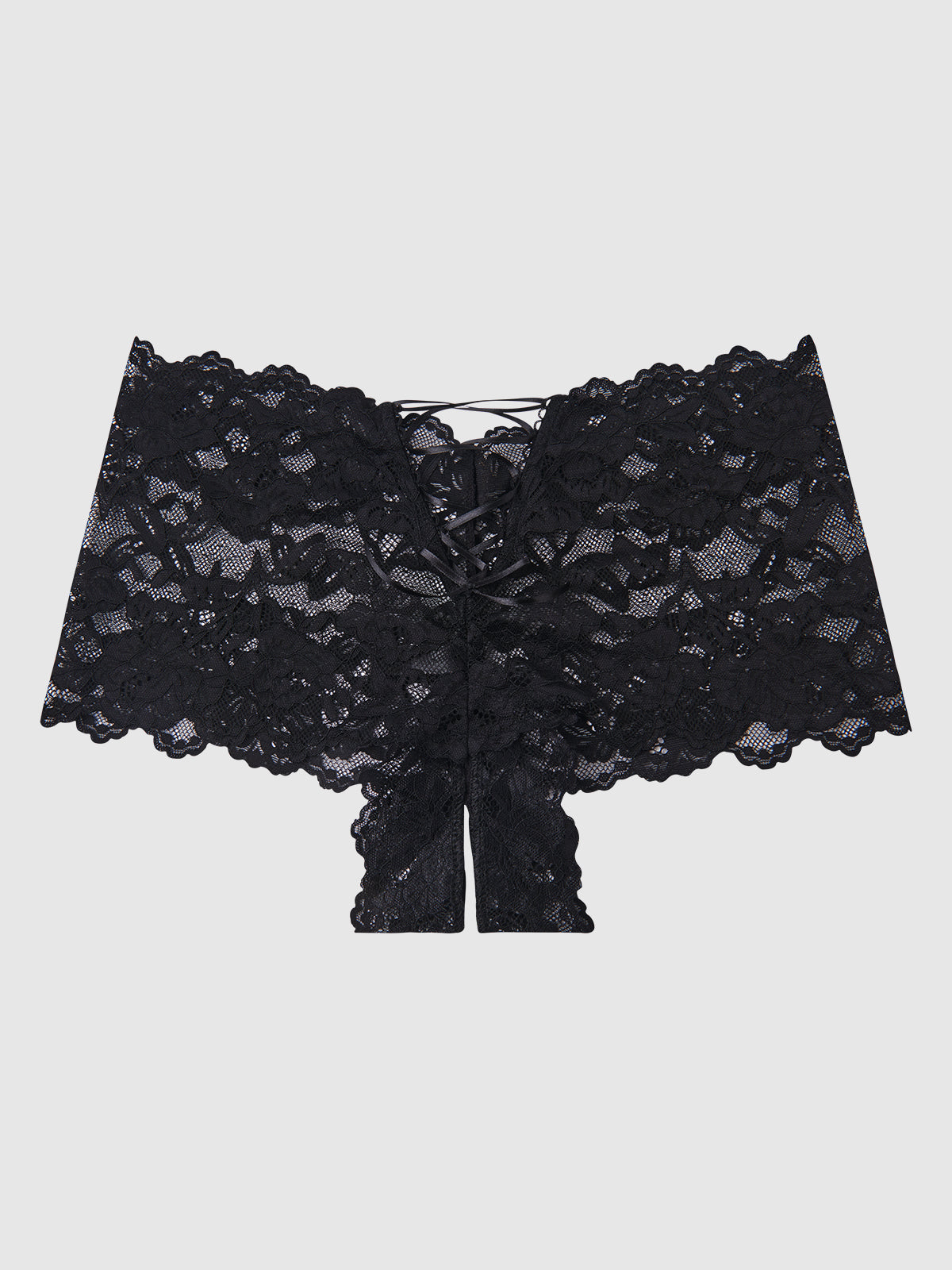BELLA LACE CROTCHLESS CHEEKY