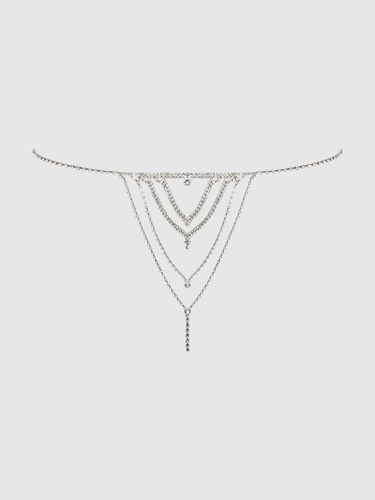 RHINESTONE V-FRONT PANTY