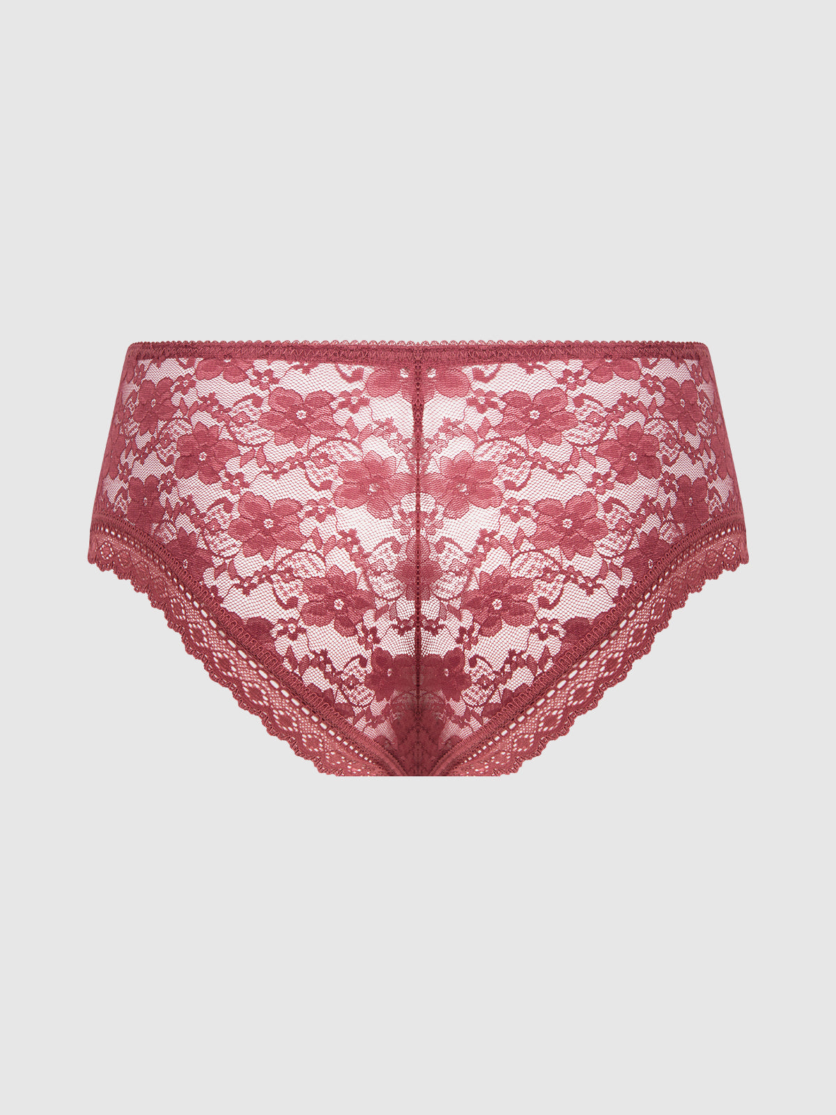 CAITLIN LACE CHEEKY WITH MESH LINING