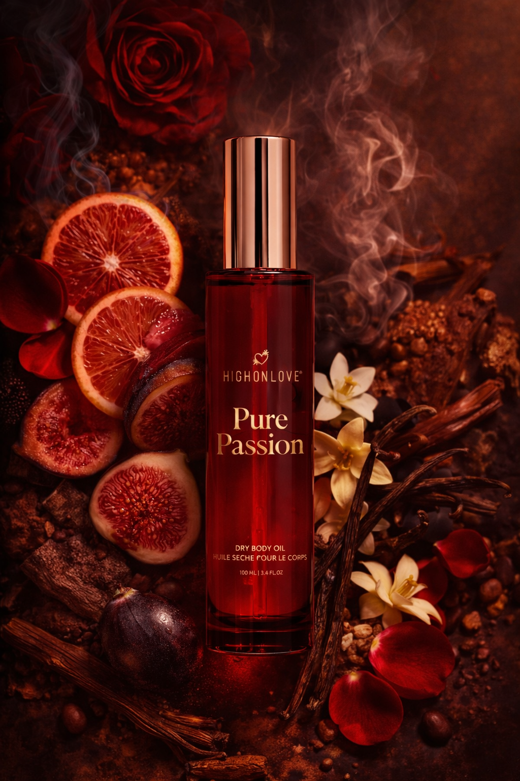 HighOnLove Pure Passion Dry Body Oil