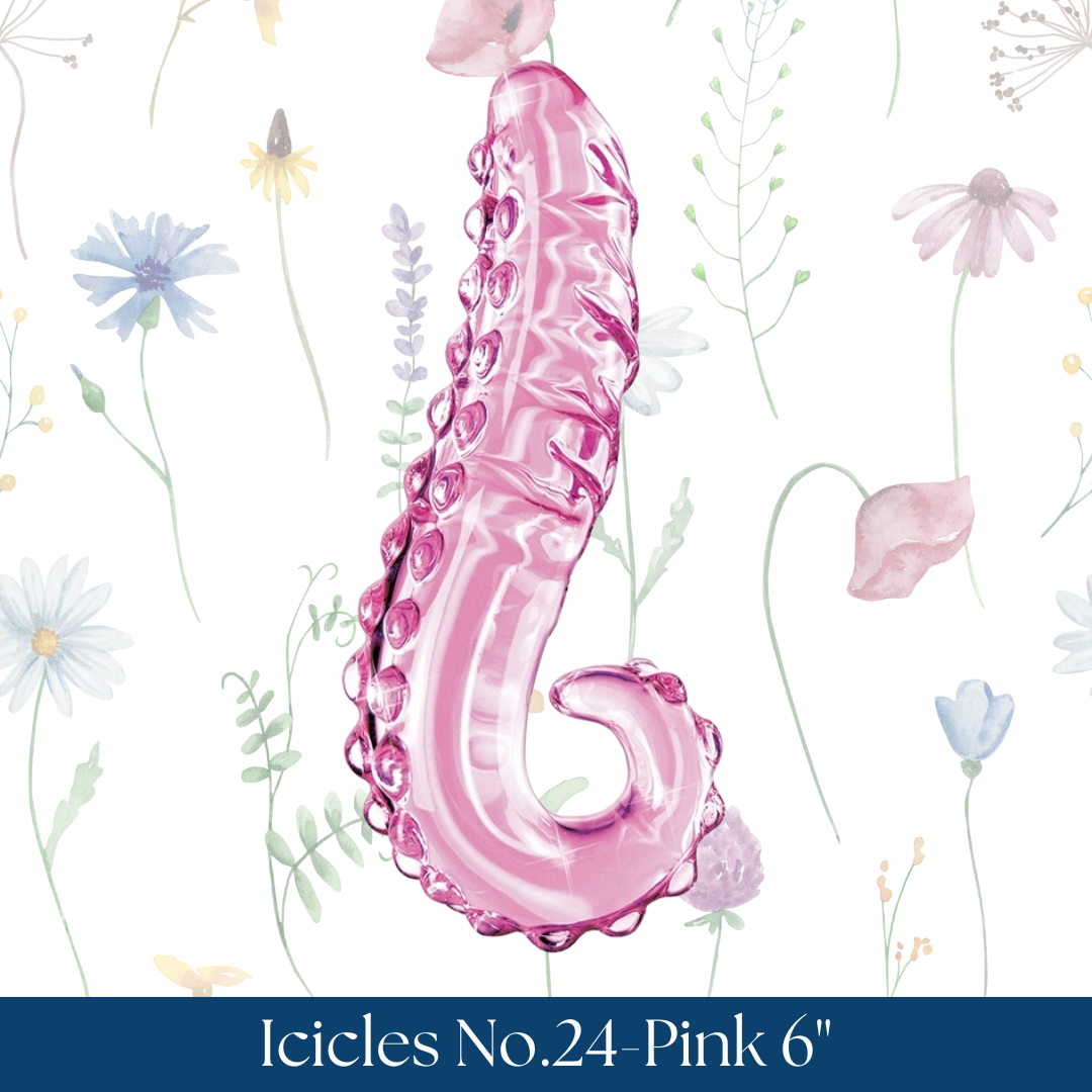 Icicles No.24-Pink 6" Dildo