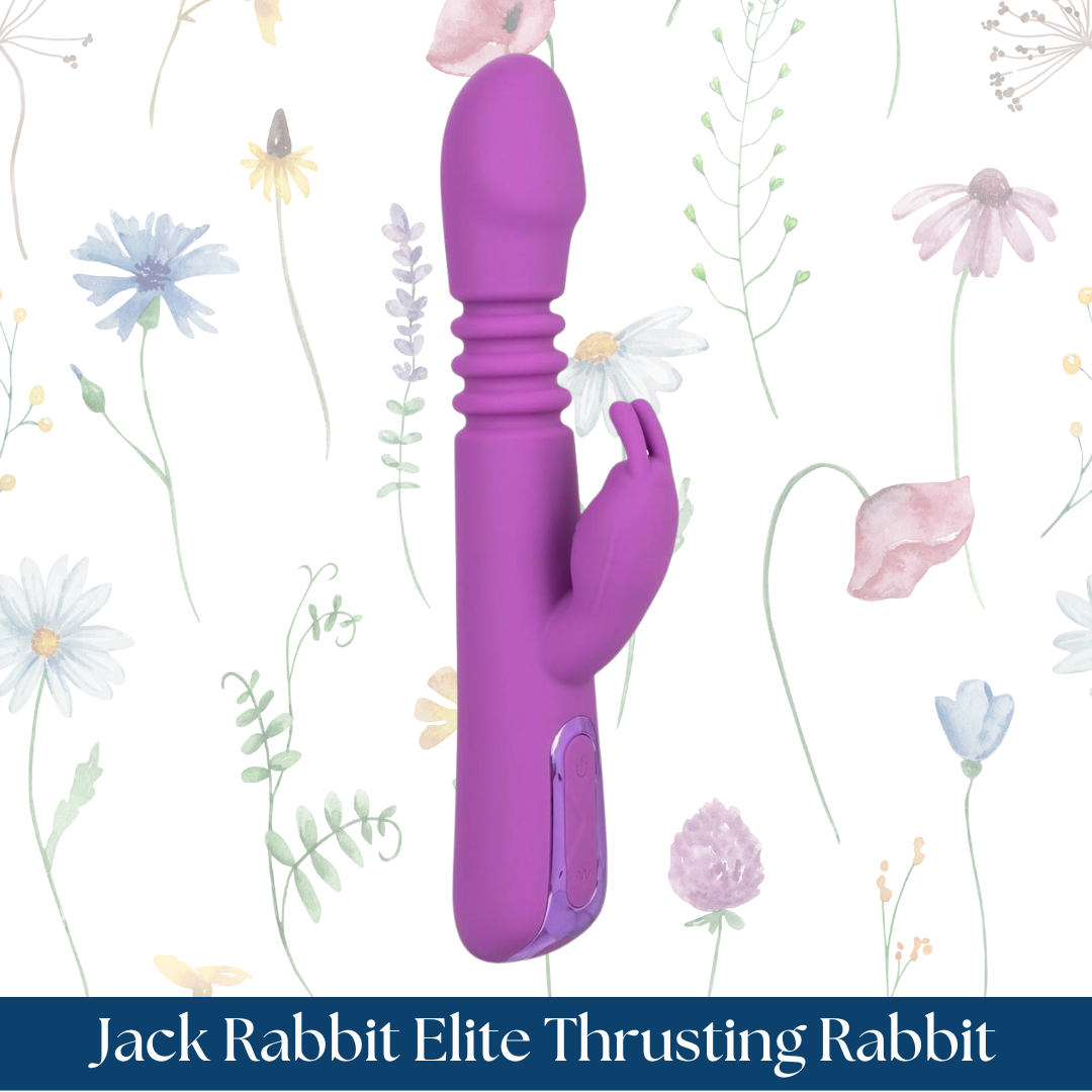 Jack Rabbit Elite Thrusting Rabbit Silicone Rechargeable Rabbit Vibrator