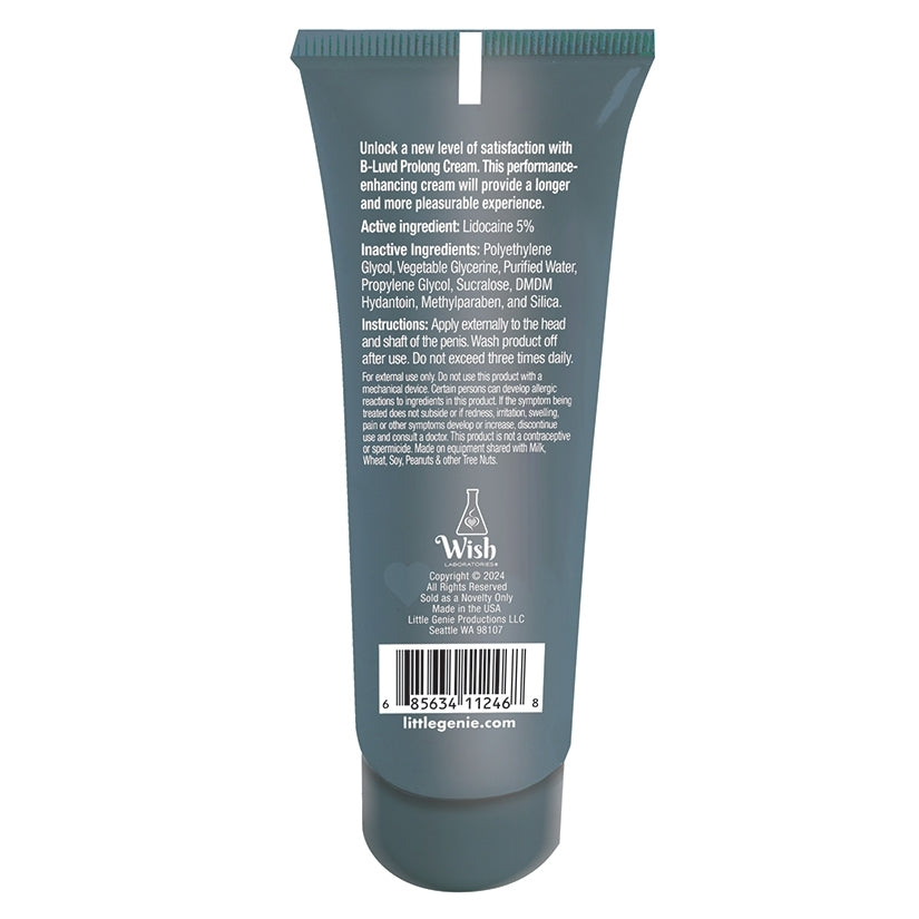 B-LUVD Erection Prolong Cream