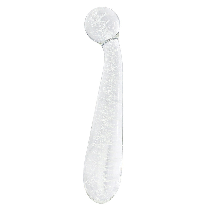 Firefly Glass G Spot Glow Wand-Clear Dildo