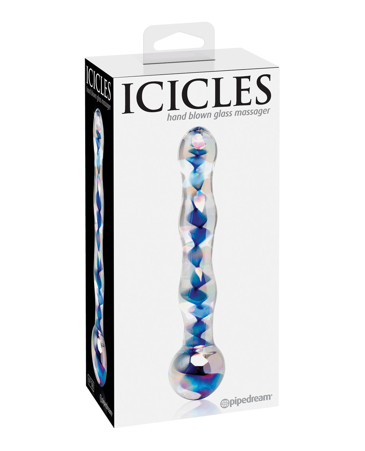 Icicles No.8-Blue Swirl 7"
