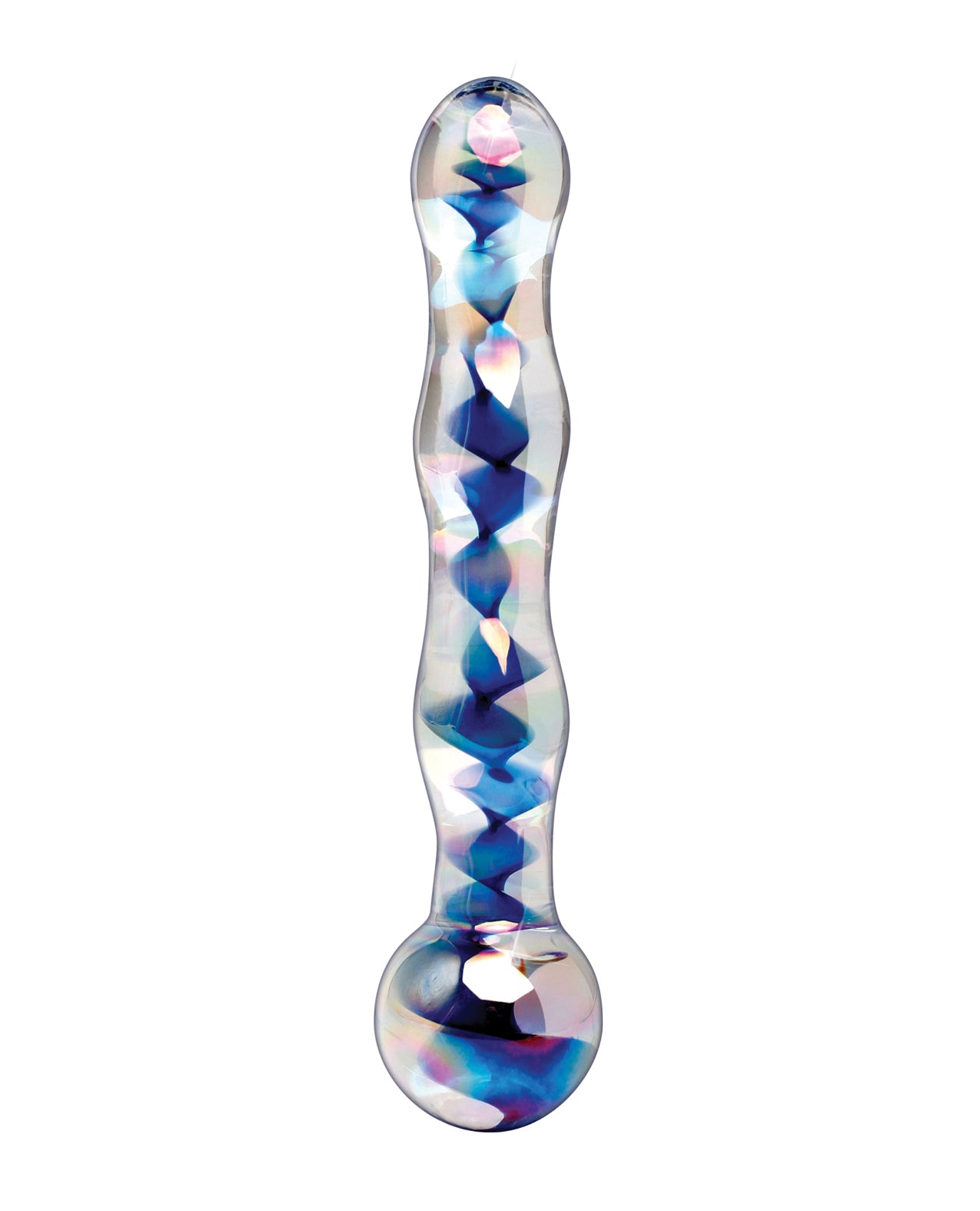 Icicles No.8-Blue Swirl 7"