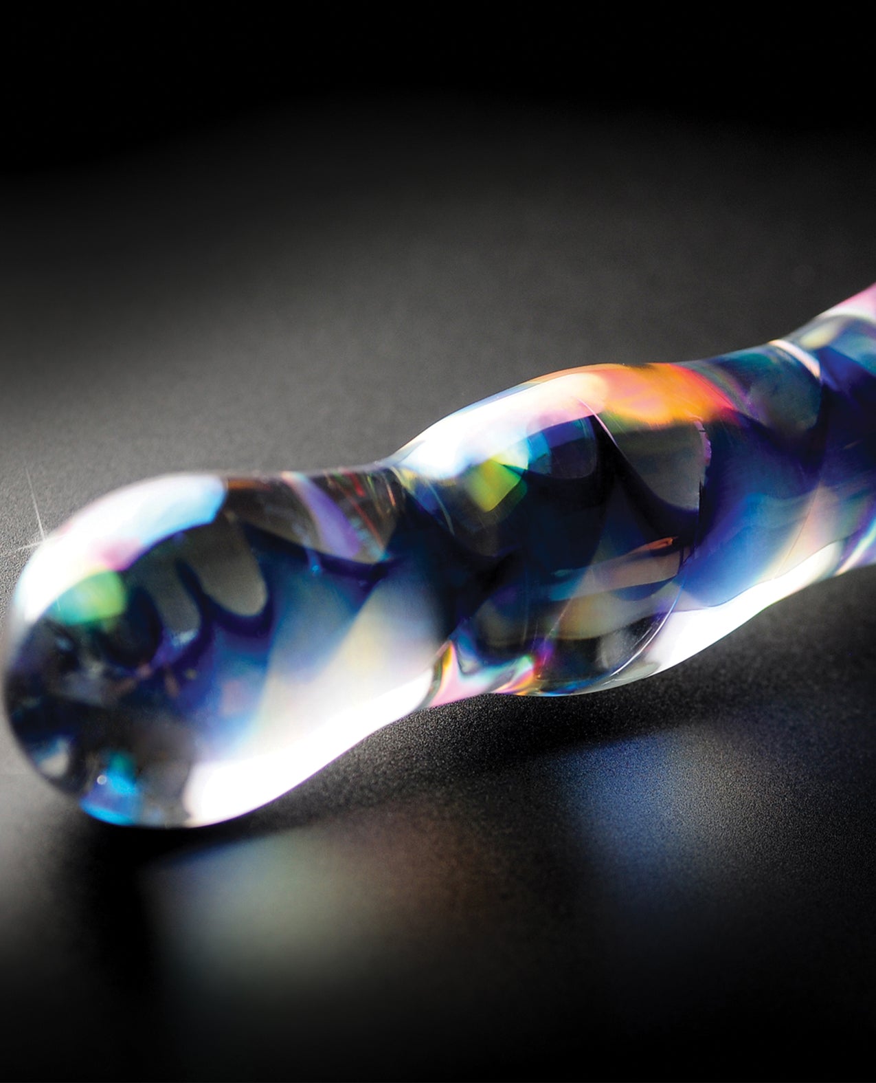Icicles No.8-Blue Swirl 7"