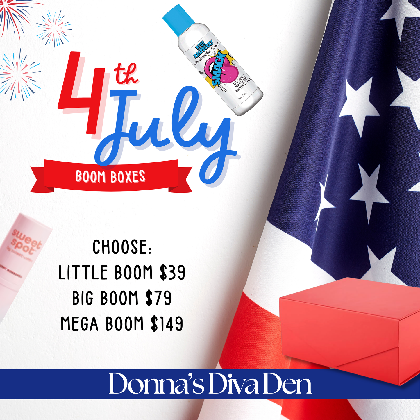 4th of July Boom Box