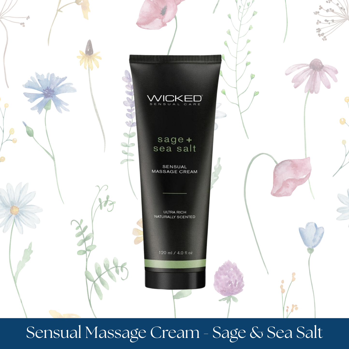 Sensual Massage Cream - Sage & Sea Salt